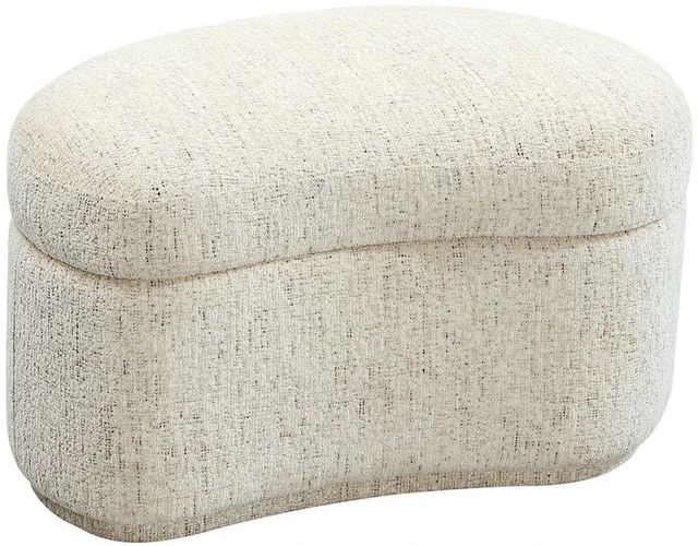 Modus Furniture Anansi Afra Chinchilla Upholstered Storage Ottoman-0
