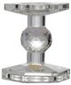 A & B Home Clear Pillar Candle Holder-1
