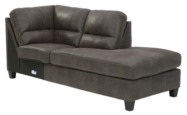 Signature Design by Ashley® Navi 2-Piece Smoke Sleeper Right-Arm Facing Sectional and Chaise-4