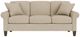 Flexsteel® Moxy Fossil Sofa with Curved Sock Arms-1