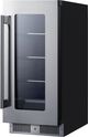 Summit® 1.9 Cu. Ft. Stainless Steel Built-In Beverage Center-1