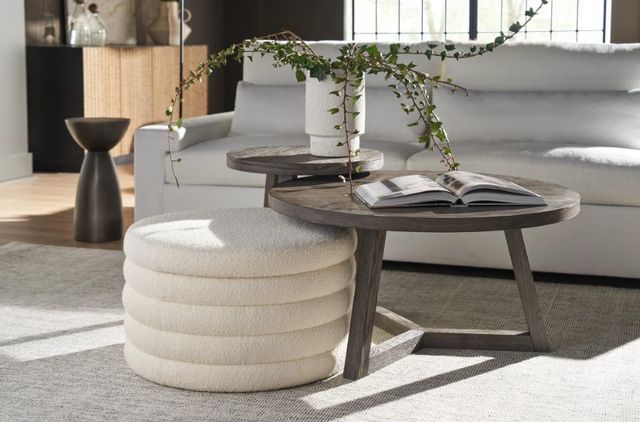 Universal Explore Home™ New Modern Muse Washed Charcoal Large Bunching Table-1