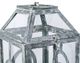 A & B Home Clear/Silver Distressed Lantern-3