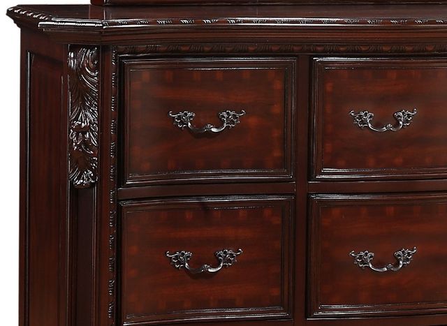 Crown Mark Sheffield Brown Dresser-3