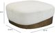 TOV Furniture Domina Off-White Boucle Ottoman-1