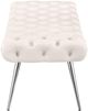 Coaster® Ella Ivory Upholstered Bench-2
