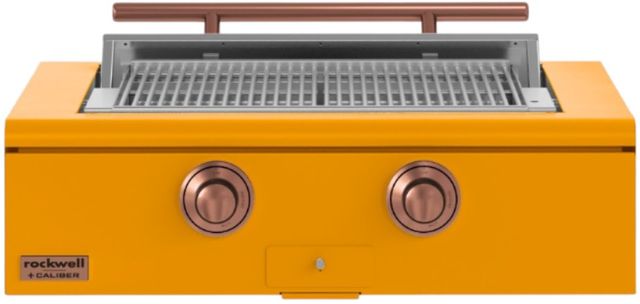 Caliber™ Rockwell 2-Burner Saffron Built-In Liquid Propane Grill with Copper Hardware-0