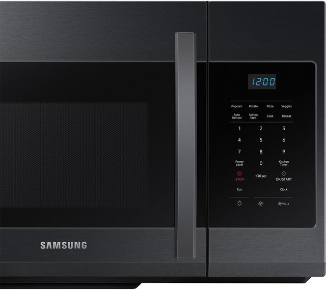Samsung 1.7 Cu. Ft. Fingerprint Resistant Matte Black Steel Over the Range Microwave-2