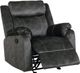 Global Furniture USA U7303 Domino Granite Glider Manual Recliner-0