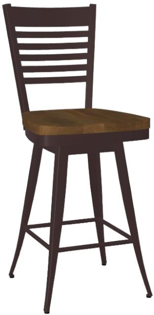 Amisco Customizable Edwin Swivel Bar Stool-0