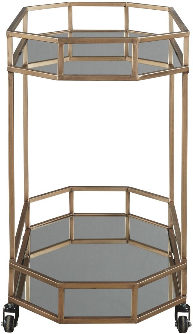 Signature Design by Ashley® Daymont Gold Bar Cart-2