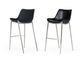 VIG Furniture Modrest Hooper 2-Piece Black Bar Stool Set-1