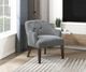 Homelegance® Rebecca Charcoal/Espresso Accent Chair-1