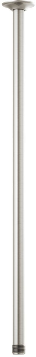Brizo Essential™ Brilliance® Luxe Nickel® Ceiling Mount Shower Arm and Round Flange-0
