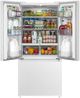 Midea® 30" 18.4 Cu. Ft. White French Door Refrigerator With Recessed Handles-4