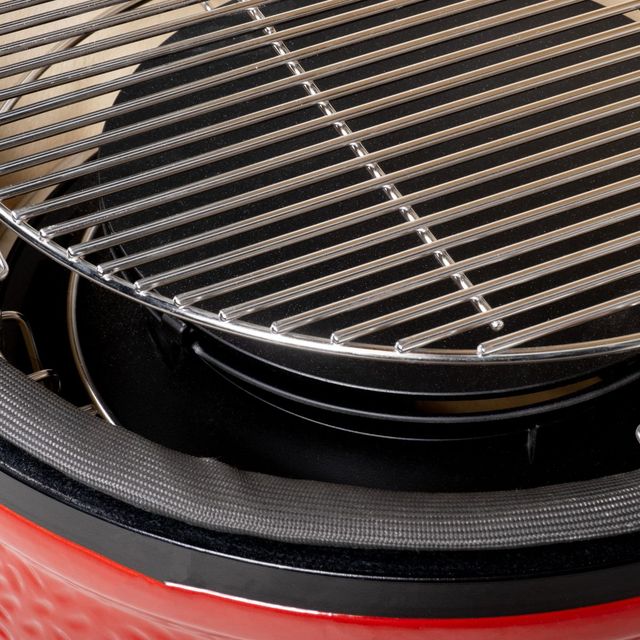 Kamado Joe® Classic III 47" Red Freestanding Charcoal Grill-2