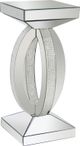 Coaster® Amalia Silver Mirrored Side Table-0