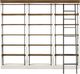 Sunny Designs™ Pasadena Buckskin/Marble White Bookcase with Ladder-1