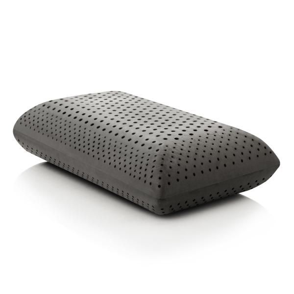 Malouf® Z® Zoned Dough® + Bamboo Charcoal High Loft Pillow-0
