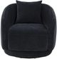 Coaster® Arnaud Navy Upholstered Swivel Accent Chair-3