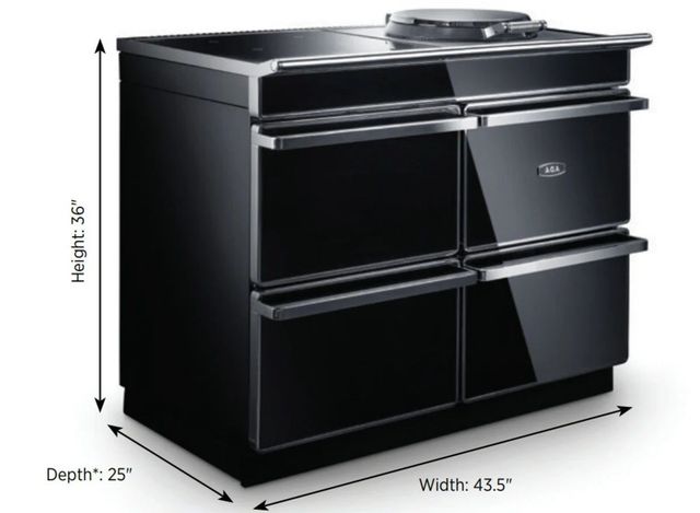 AGA™ ERA 44" Black Pro Style Electric Range-1