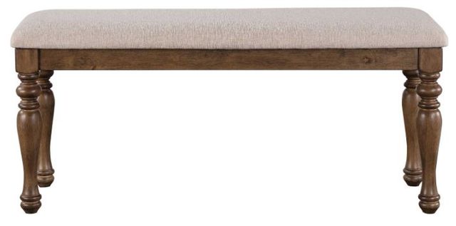 Steve Silver Co. Joanna 6-Piece Caramel/Oatmeal Dining Table Set-1