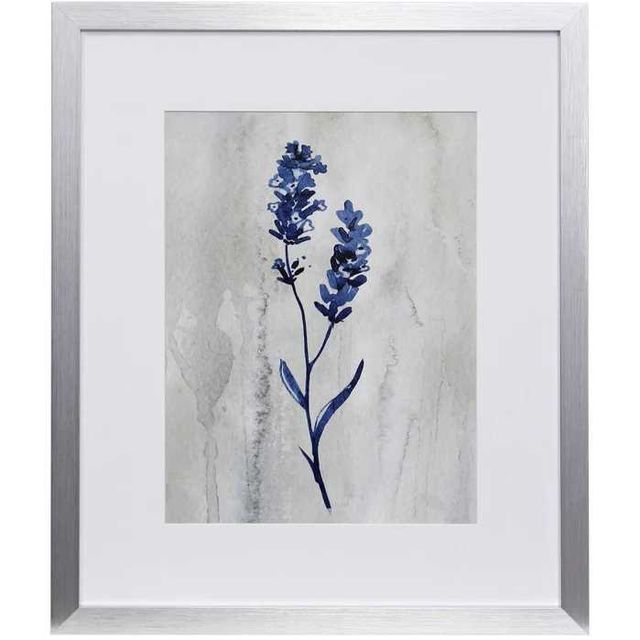 Stylecraft Indigo Botanical II Gray/White Wall Art-0