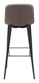 Zuo® Tangiers Taupe Set of 2 Bar Chairs-3