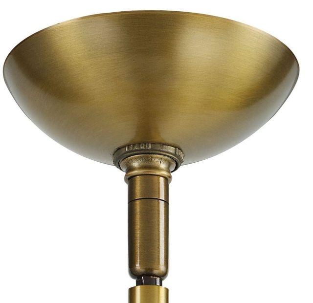 Uttermost® Droplet Gold/White Sputnik Chandelier-3