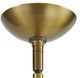 Uttermost® Droplet Gold/White Sputnik Chandelier-3
