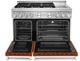 KitchenAid® 48" Scorched Orange Smart Pro Style Gas Range with Griddle-1