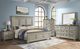 Elements International Farmington 3-Piece Medium Brown/Washed Stone Queen Panel Bedroom Set-4