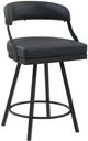 Homelegance® Crowley Black Counter Swivel Chair-0