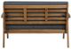 Linon Cosgrove 4-Piece Gray Fabric/Wooden Outdoor Patio Chat Set-4