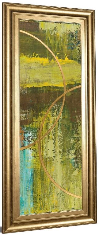 Classy Living Patrick St. Germain Aller Chartreuse 18" x 42" Wall Art-3
