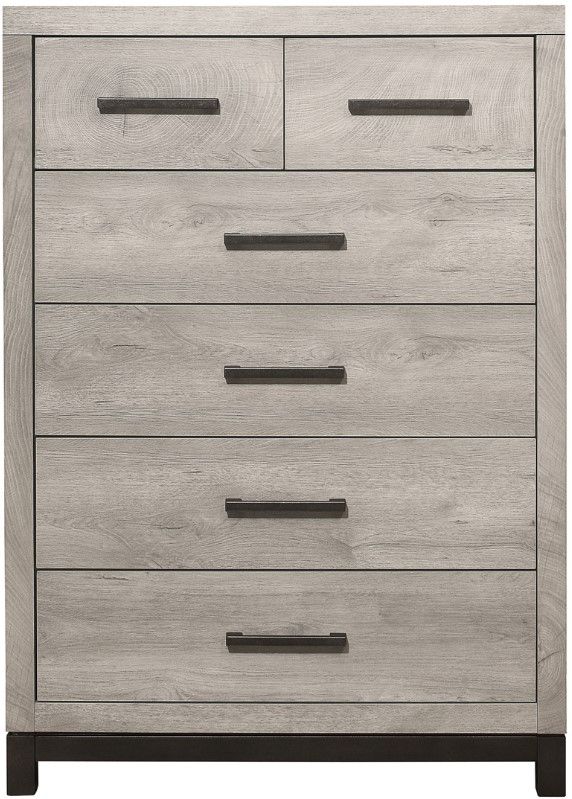 Homelegance® Zephyr Gray/Light Gray Chest-1