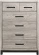 Homelegance® Zephyr Gray/Light Gray Chest-1