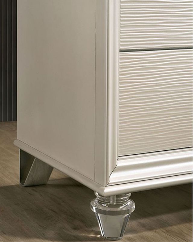 Furniture of America® Allie Pearl White Youth Dresser-2