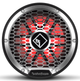 Rockford Fosgate® 10" Black DVC 2 Ohms Color Optix™ Infinite Baffle Marine Subwoofer-2