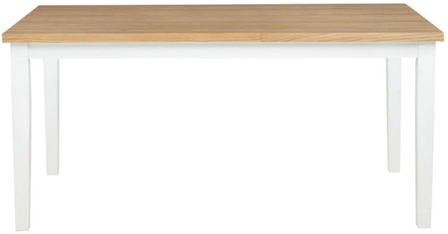 Coaster® Andrews 7-Piece Light Ash/White Rectangular Dining Set-2