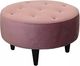 Edgewood Furniture Juliette Rose Round Ottoman-0