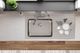 Elkay Lustertone® Classic Lustrous Satin 43" x 22" x 10" 4-Hole Single Bowl Drop-In Sink with Right Drainboard-3