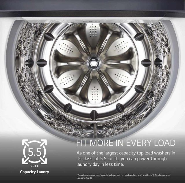 LG 5.5 Cu. Ft. Alpine White Top Load Washer-8
