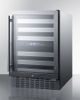 Summit® 24" Stainless Steel Wine Cooler-1