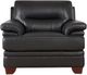 Hydeline® Luxor Gunmetal Black Chair-0