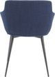 Moe's Home Collection Ronda 2-Piece Blue Dining Arm Chair Set-4