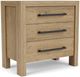 Riverside Furniture Davie Pale Oak 3-Drawer Nightstand-0
