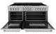 ZLINE 60" Satin Stainless Steel Pro Style Dual Fuel Range-1