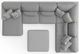 Jackson Furniture Titan 4-Piece Moonstruck Left Side Facing U-Shape Chaise Sectional-4