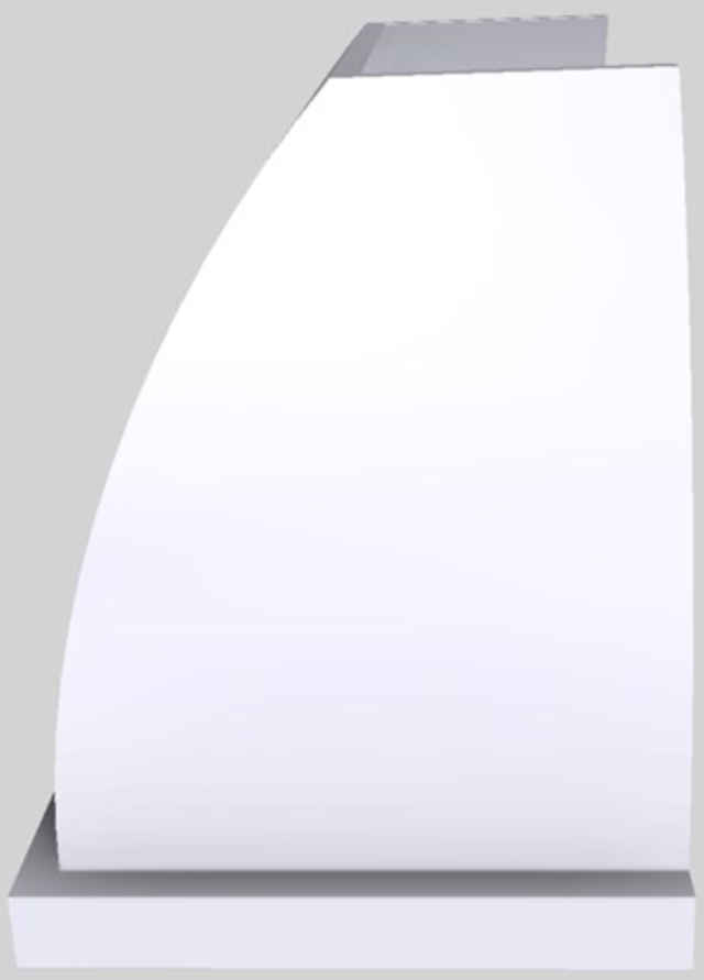 Vent-A-Hood® Designer Series 42" White Wall Mounted Range Hood-1